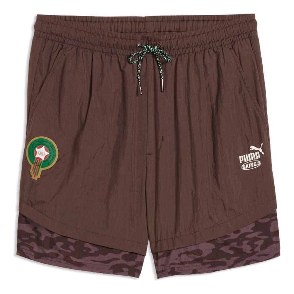 PUMA x MOROCCO x SALEHE BEMBURY KING Relaxed Shorts 'Chocolate Brown' 635134-13