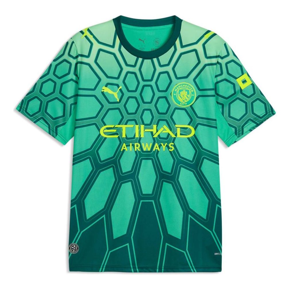 PUMA x Manchester City Goalkeeper Jersey 'Vibrant Green Varsity Green' 785650-75