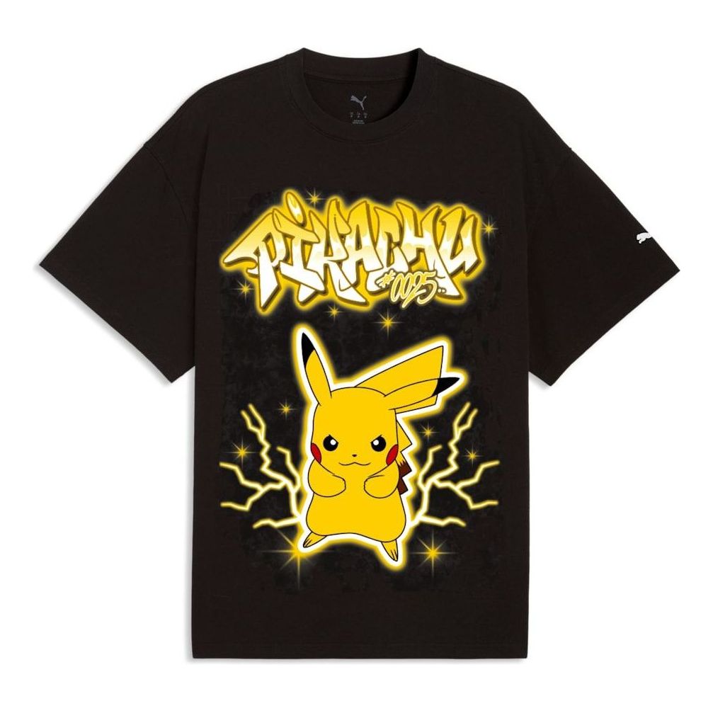 PUMA x Pokemon Pikachu Oversized T-Shirt 'PUMA Black' 635658-01