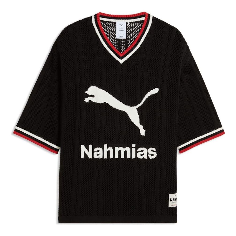 PUMA x Nahmias Oversized Knit Jersey 'Black' 636775-01