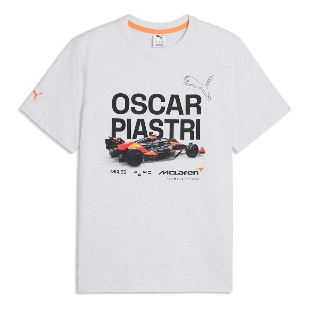 PUMA x McLAREN RACING Piastri T-Shirt 'White Glow Heather' 637452-04