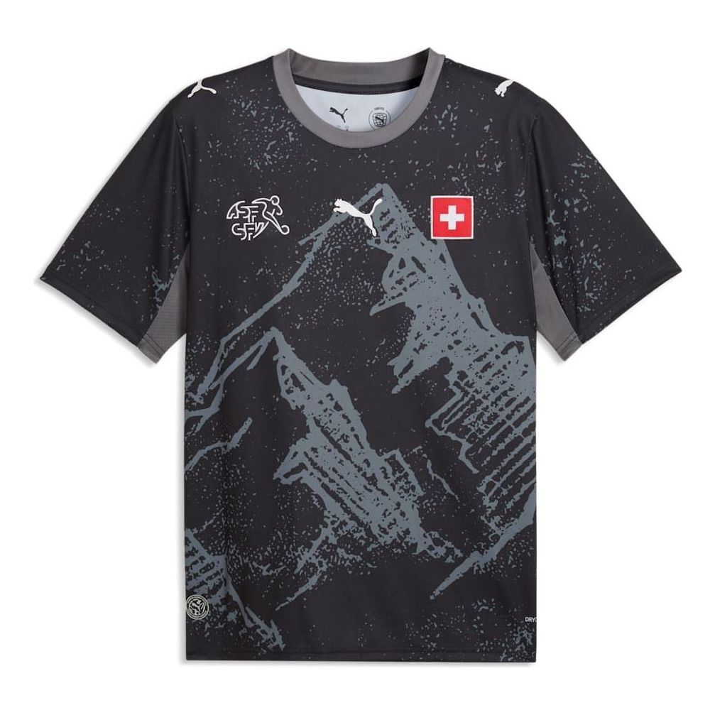 PUMA x SWITZERLAND x SALEHE BEMBURY Goalkeeper Jersey 'PUMA Black Cool Dark Gray' 787103-82