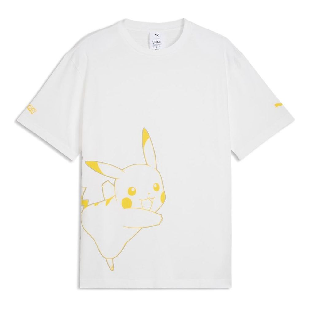 PUMA x Pokemon Relaxed Graphic T-Shirt 'PUMA White' 634914-02