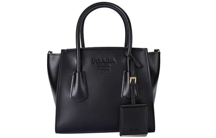 PRADA Cow Leather Shoulder Bag, Crossbody Bag, Handbag Women's Black