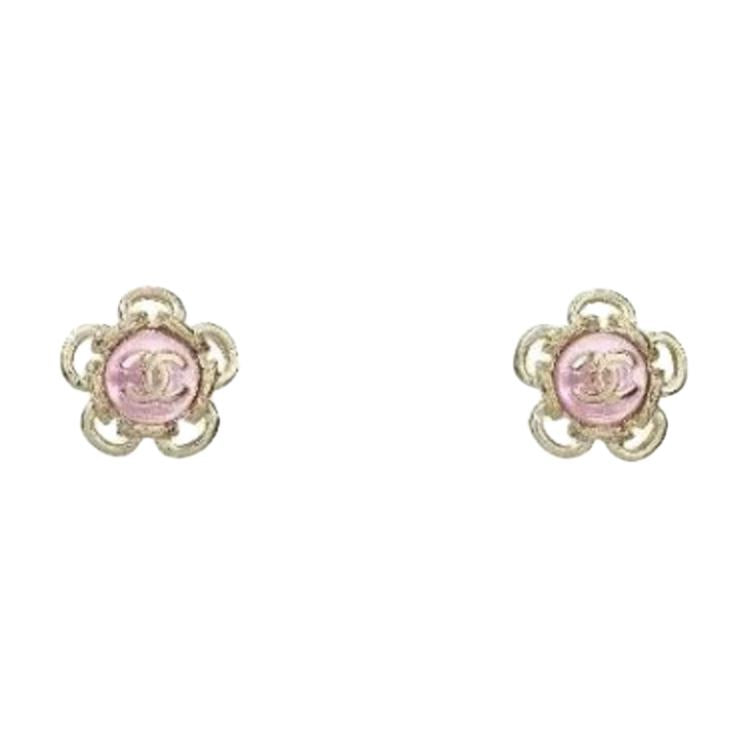 CHANEL - Stud Earrings Women's Pink