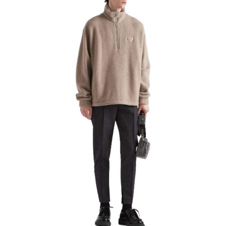 PRADA Zip-up Cashmere Jacket