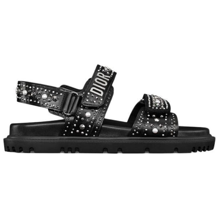 DIOR DiorAct Strap Sandals Women's Black