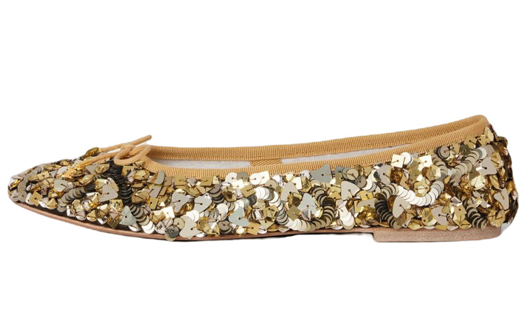 CELINE Casual Single Shoes Women's Gold