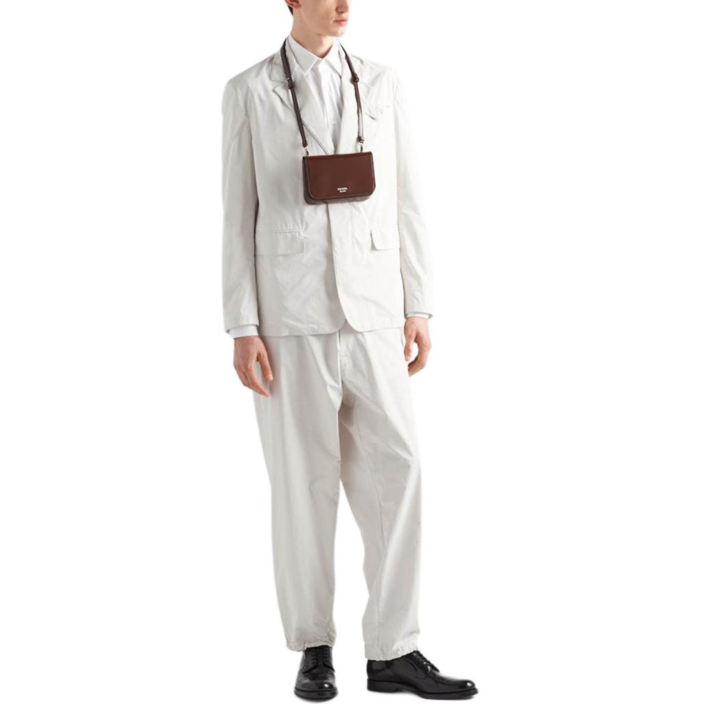 PRADA Business Suits Coats Men's Chalk White