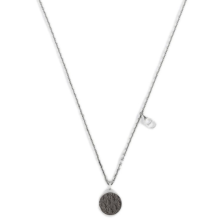 DIOR Brass Necklaces Men's Silver