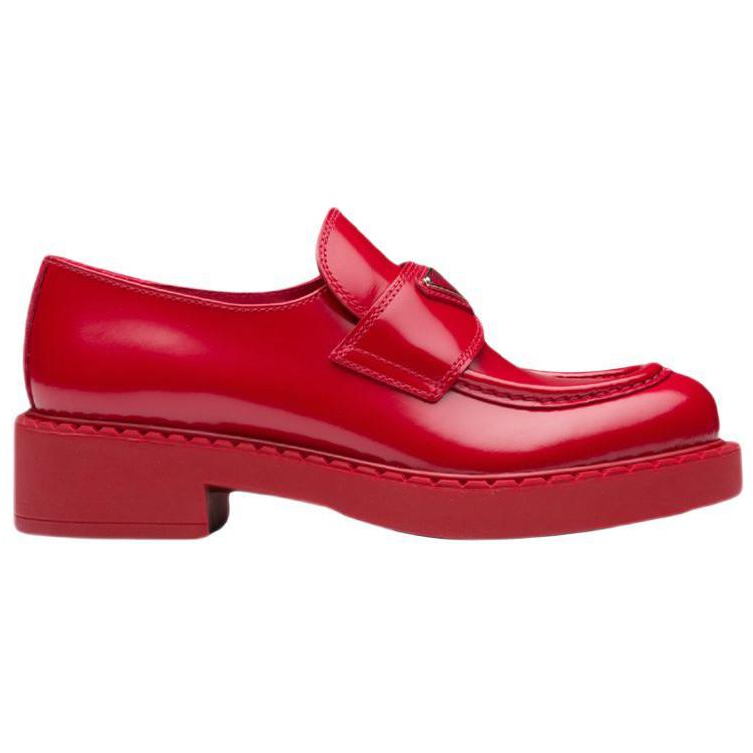 PRADA Chocolate Casual Single Shoes Women's