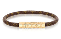 LOUIS VUITTON Canvas Bangles Unisex Brown