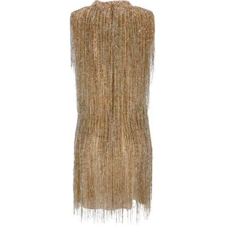 DIOR Sleeveless Dress Women's Beige