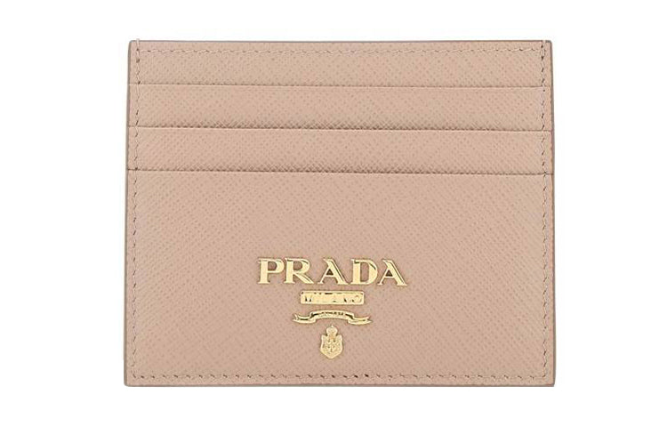 PRADA Cow Leather Coin Purse Women's Pink