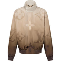 LOUIS VUITTON Monogram Printed Light Nylon Windbreaker