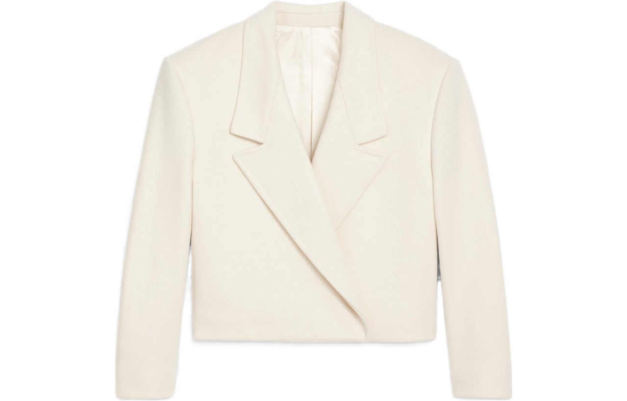CELINE Draped Cropped Blazer