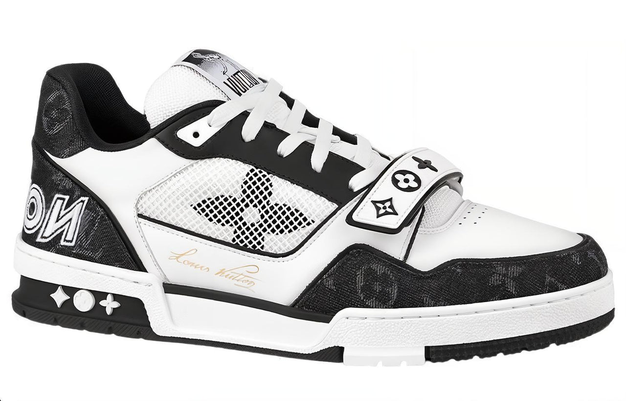 حذاء رياضي LOUIS VUITTON Lv 'White Black Velcro'