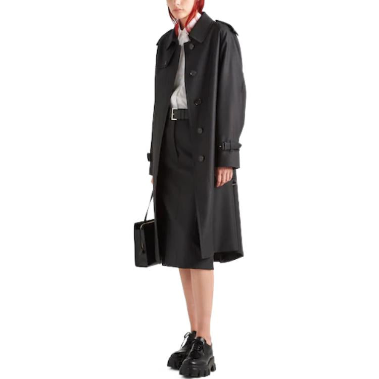 PRADA Casual Long Skirts Women's Black