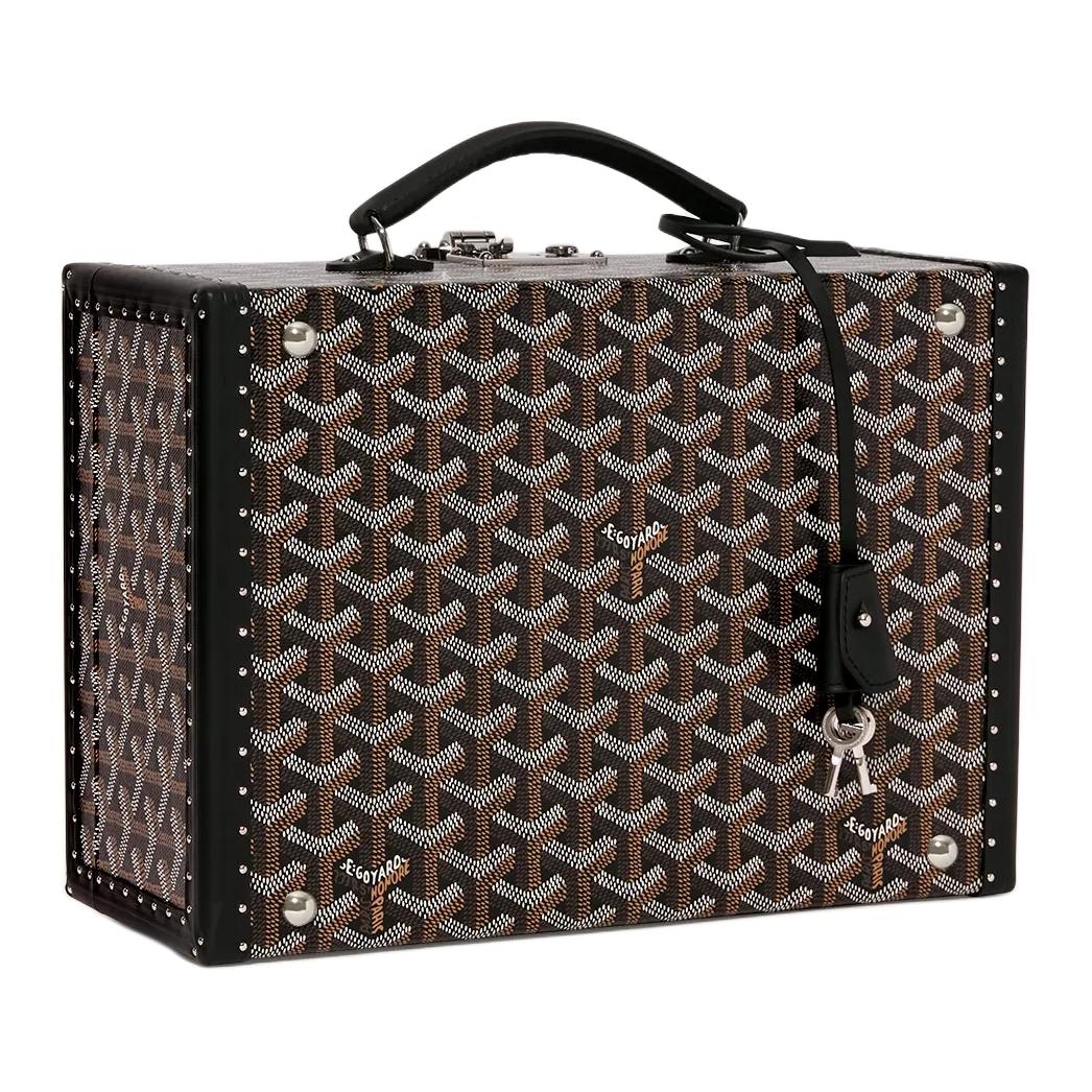 GOYARD Jou Canvas Storage Boxes Men's Black