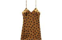 SAINT LAURENT All over Heart print Dress