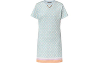 LOUIS VUITTON Short-Sleeved Dresses Women's Blue