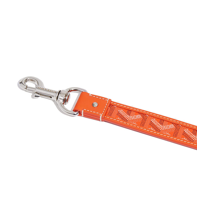 GOYARD Goyardine Canvas With Vauzelles Calfskin Dog's Teeth Bag Straps Unisex Orange