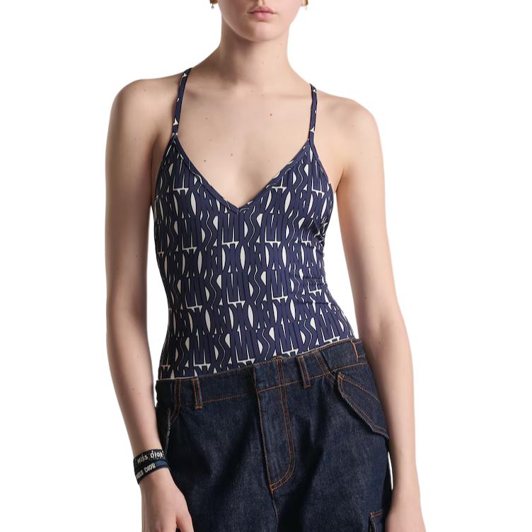 DIOR One piece Swimsuit Women's Marine Blue