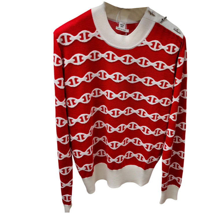 HERMES Knitwear Women's Red