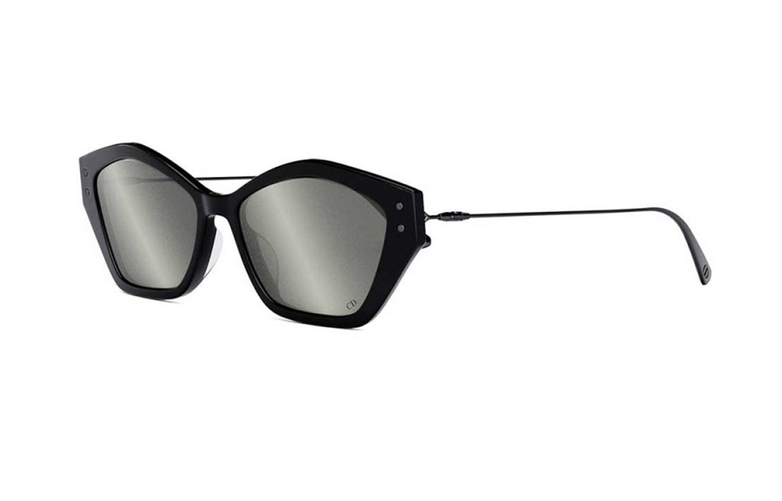 DIOR Acetate Metal Cat Eye Sunglasses Women's Black