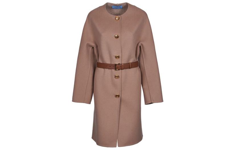 PRADA Coats Women's Camel