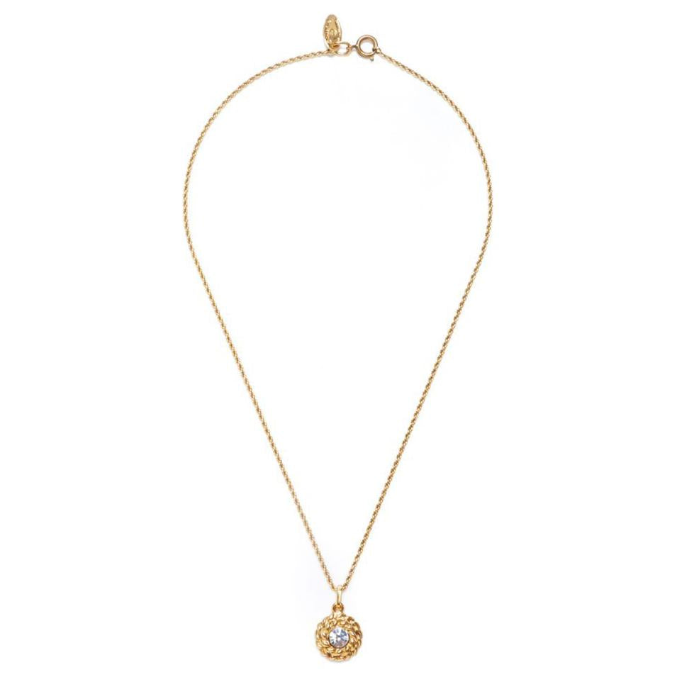 CHANEL 1990 Rhinestone Necklace