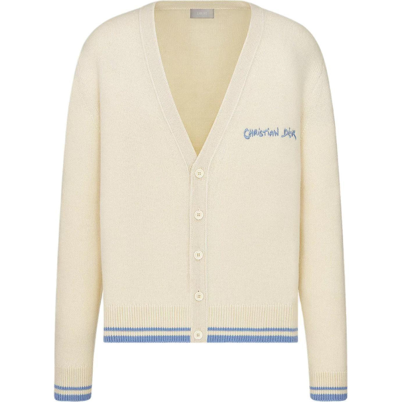 DIOR Logo Embroidered Button Up Cardigan