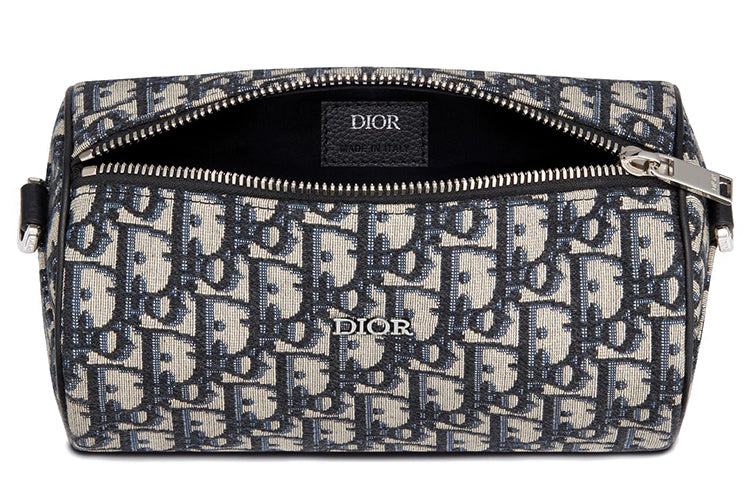 DIOR Oblique Embroidery Messenger Bag, Shoulder Bag, Crossbody Bag Men's