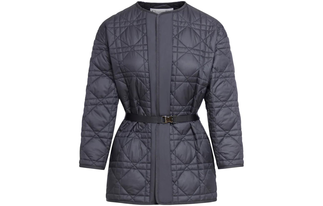DIOR Coats Women's Dark Gray