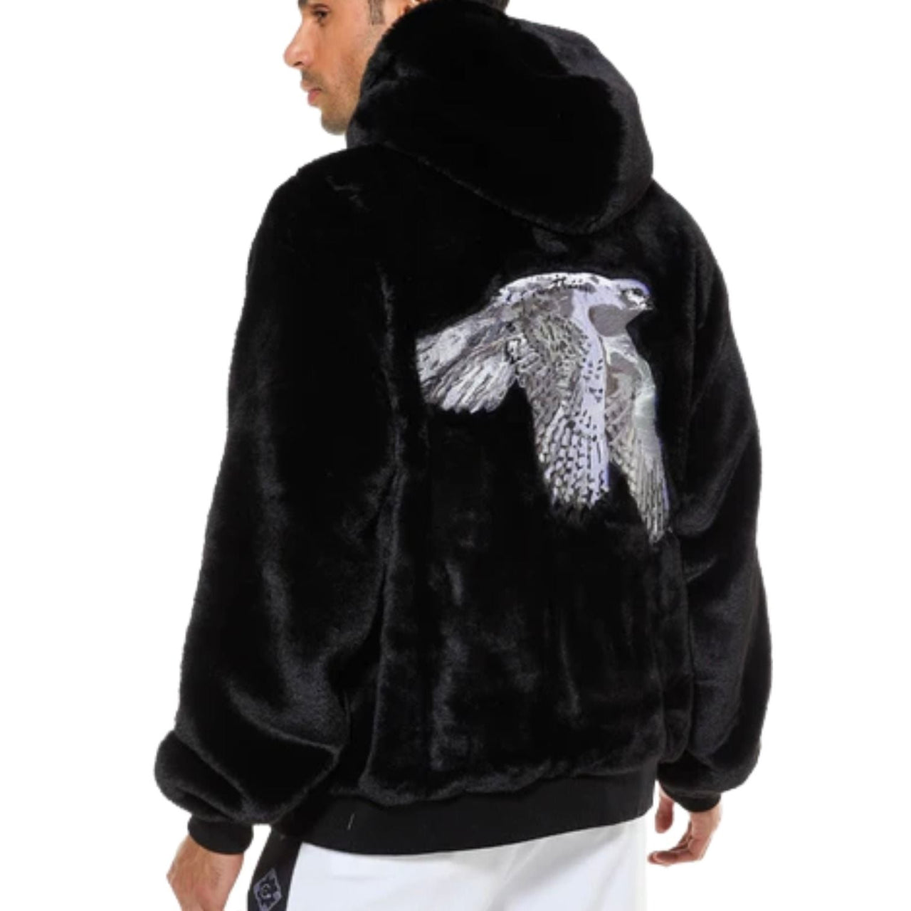 House of Cenmar Fur Hoodie 'Black' HOC-BFH