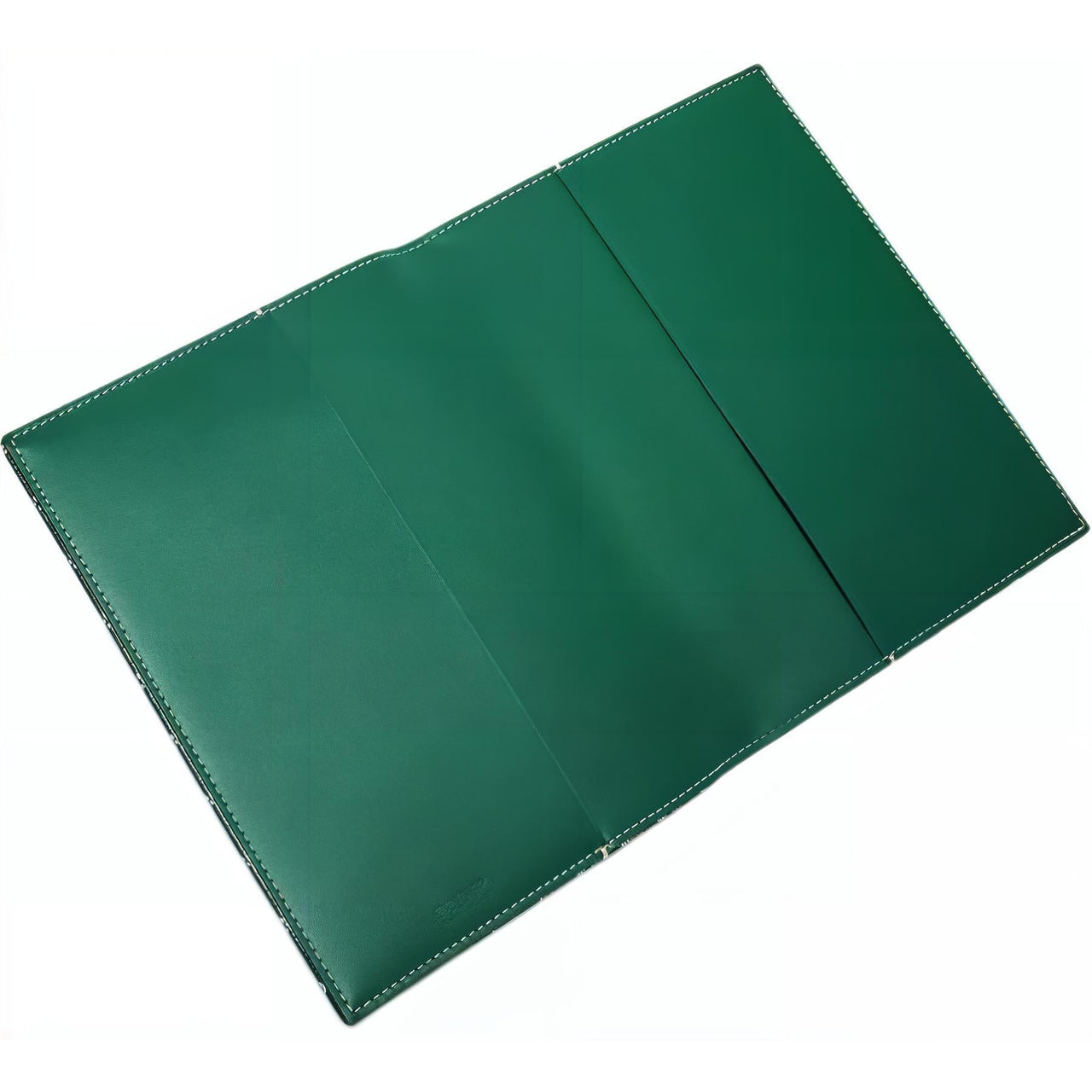 GOYARD Canvas With Calfskin Storage Bag Unisex Green