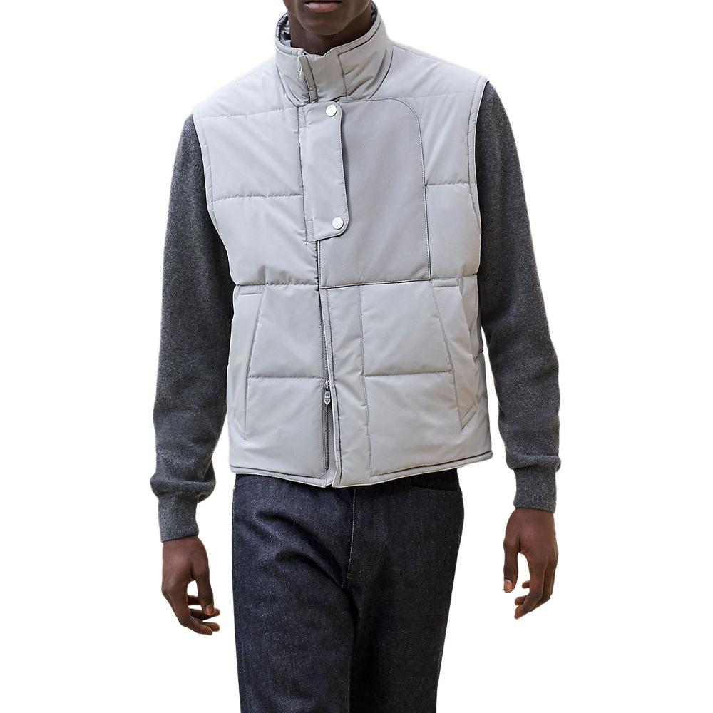 HERMES Vest Men's Pyrite Stone Color