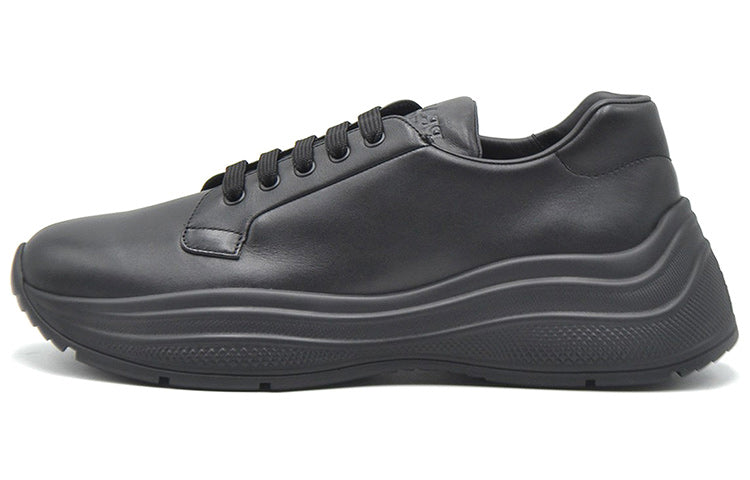 PRADA Americas Cup Xl Cushioning Anti-Slip And Wear-Resistant Low-Top Platform Athletic Shoes Men's Black