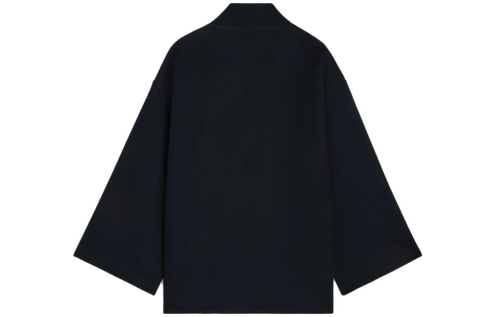 CELINE Button Detailed Open Front Coat