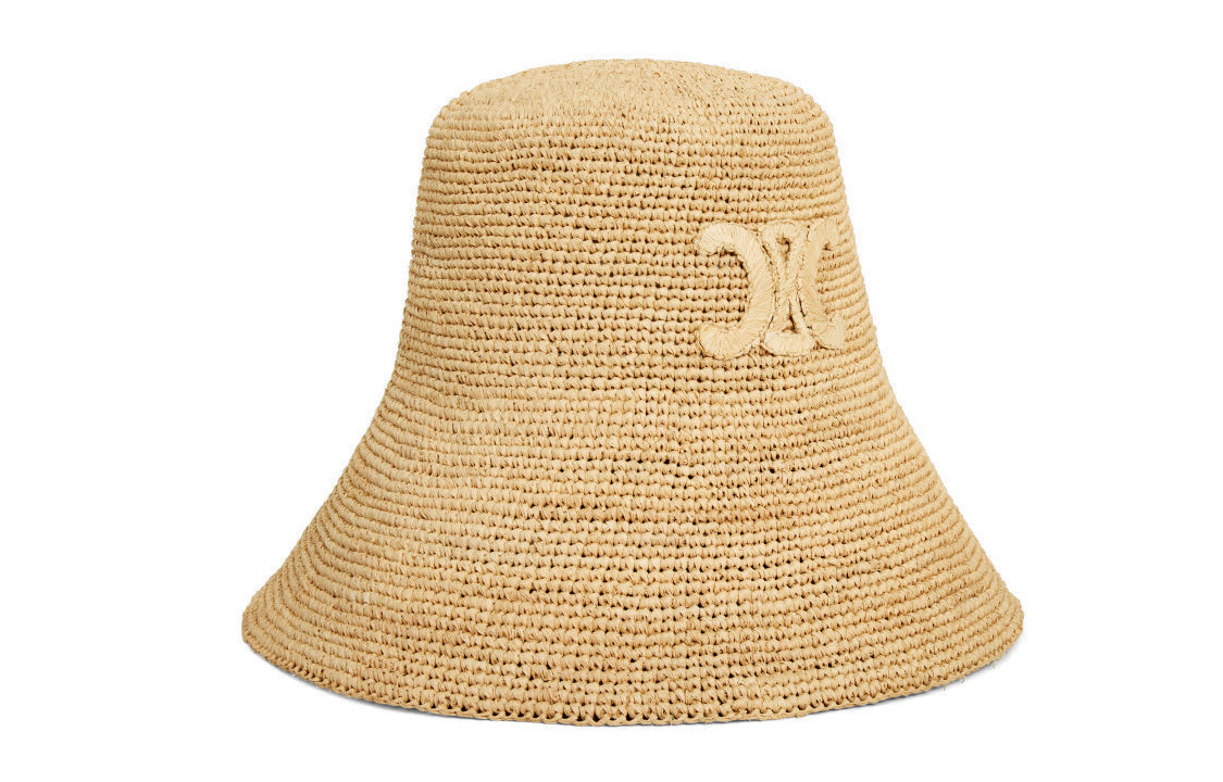 CELINE Bucket Hats Unisex Khaki