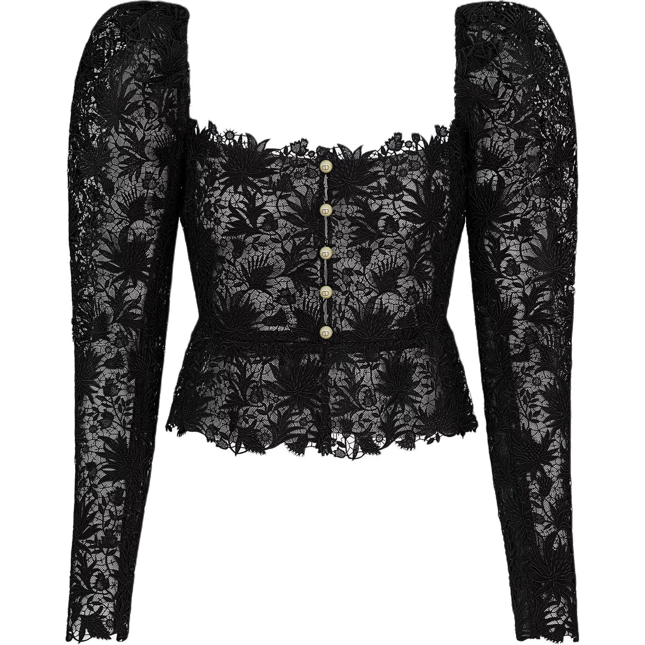 DIOR SS25 Cropped Coats Women's Black