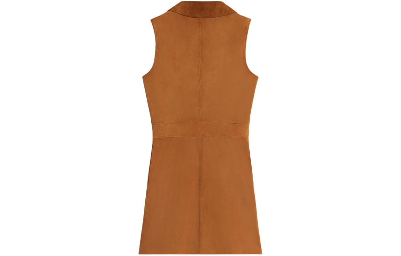 CELINE Button Detailed Sleeveless Mini Dress