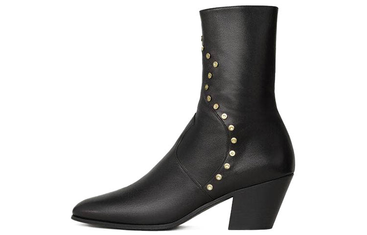 CELINE Cubaine Ankle Boots Women's Black