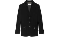 SAINT LAURENT Single-Breasted Tailored Velvet Jacket