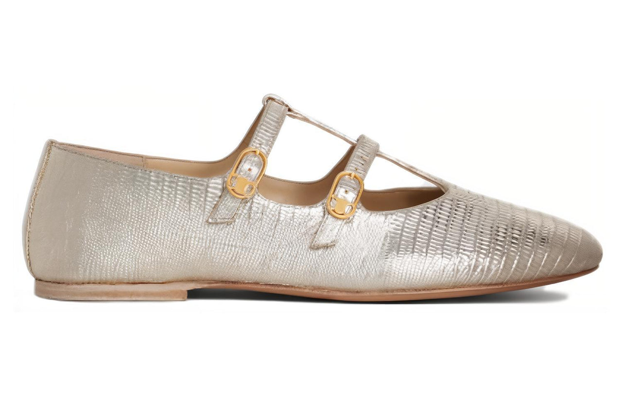 CELINE Casual Single Shoes Women's Silver