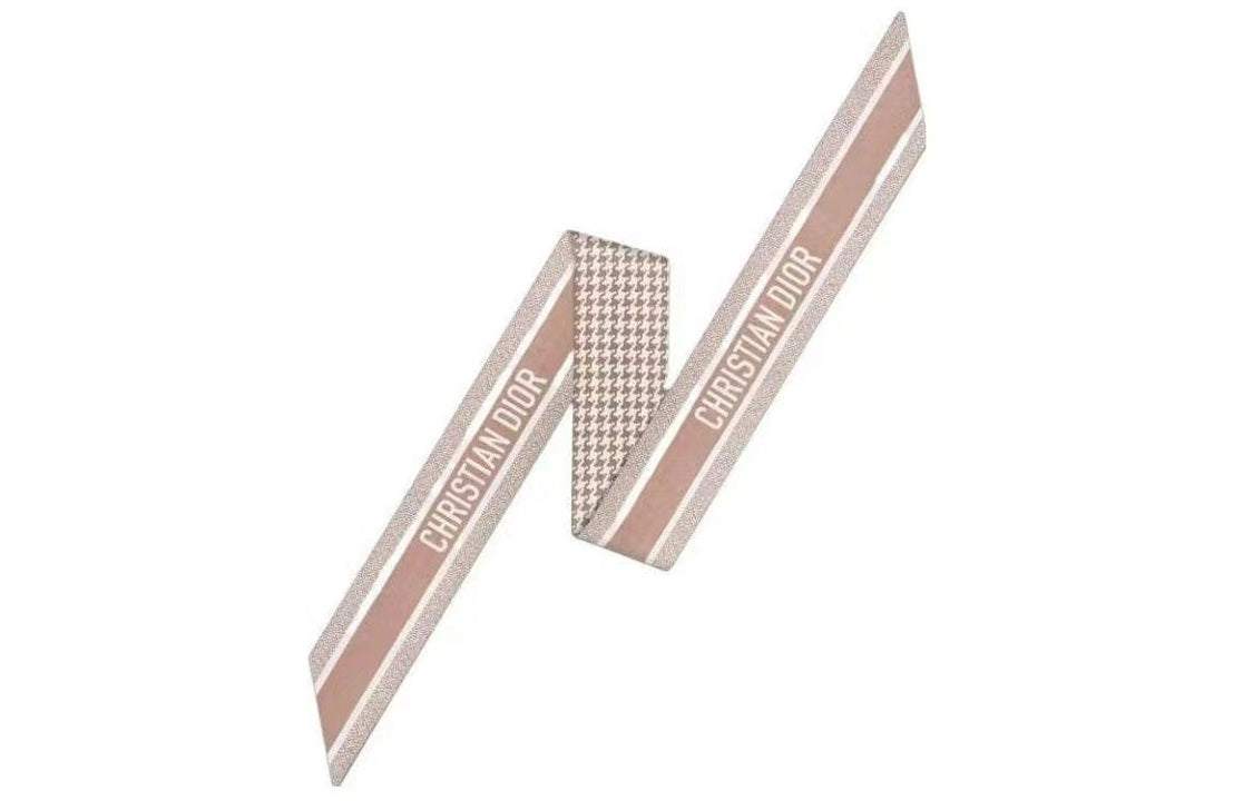 DIOR 30 Montaigne Silk Scarves Unisex Rose Pink