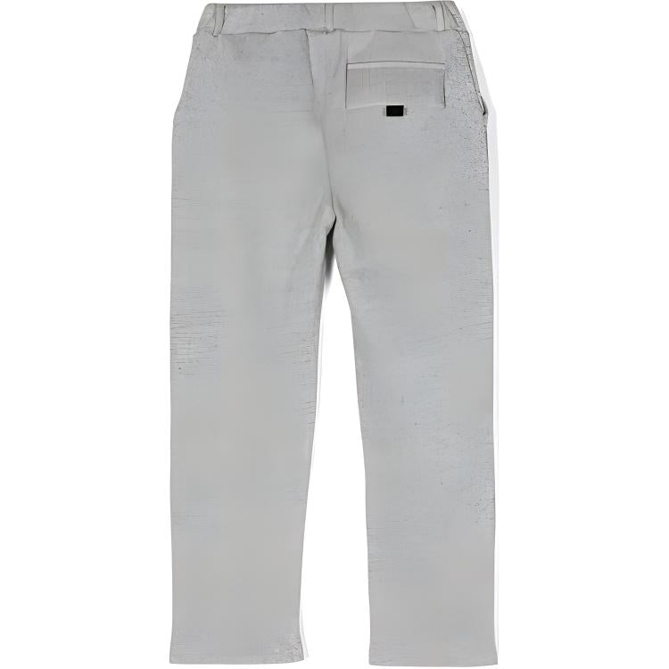 Infant And Toddler DIOR Knitted Sweatpants Gray