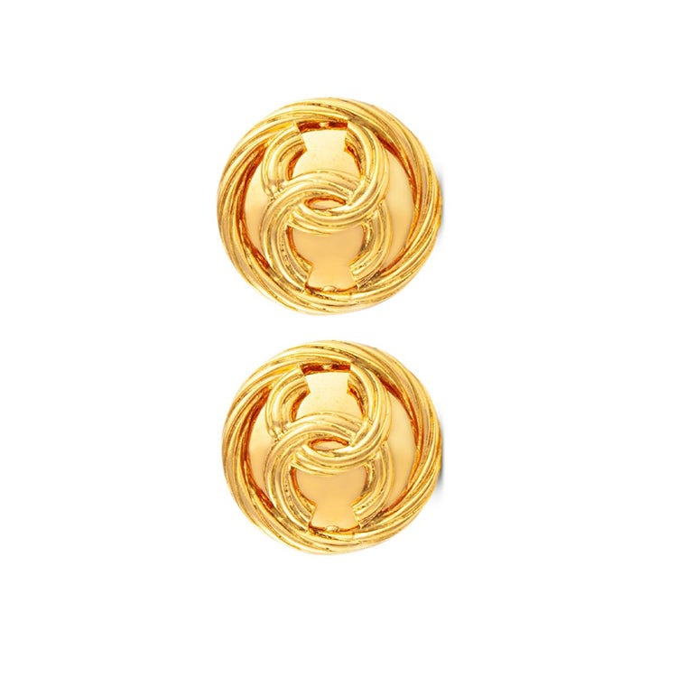 CHANEL 1980s Clip on Earrings