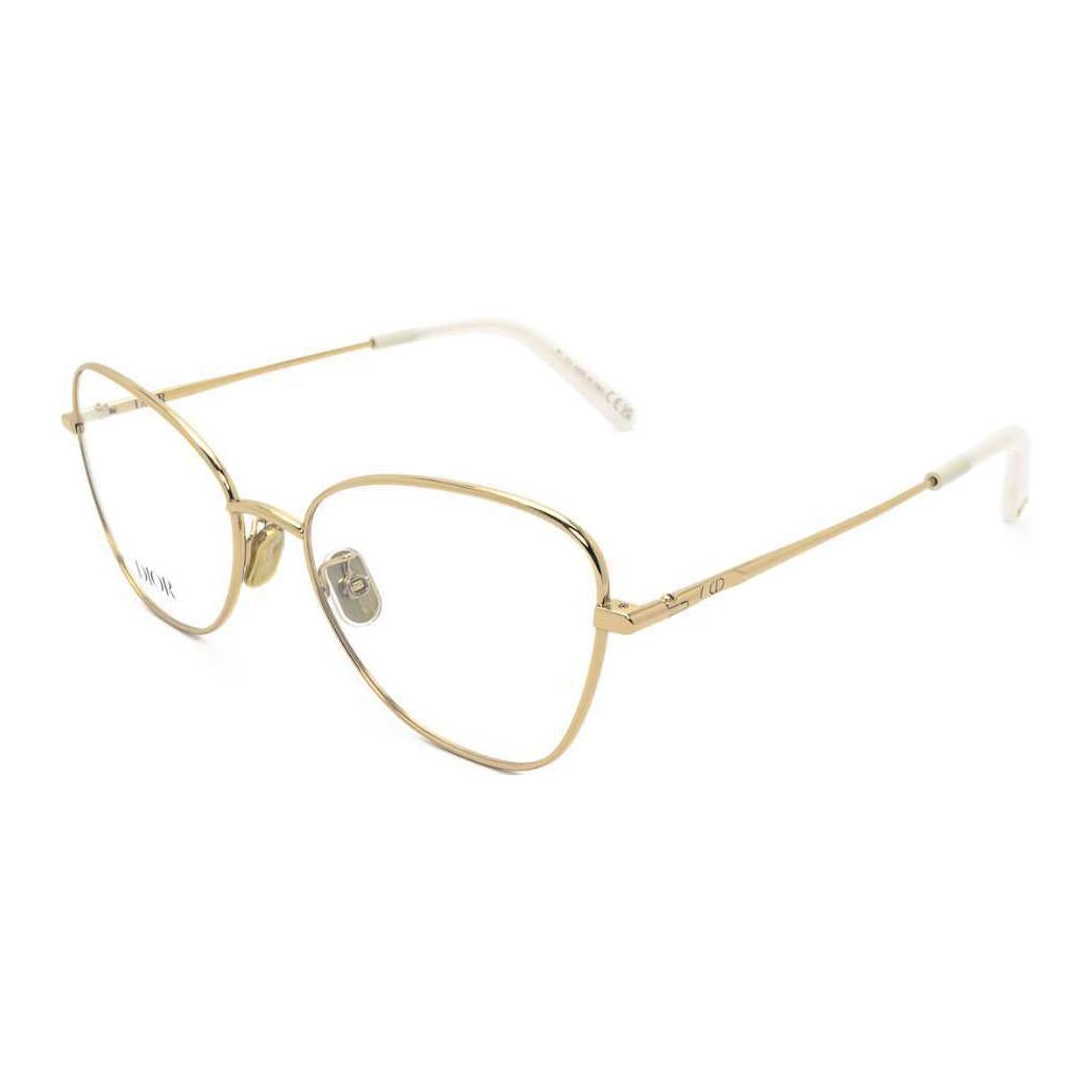 DIOR Metal Butterfly Eyeglass Frames Women's Gold