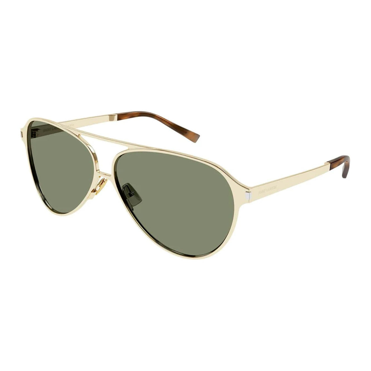 نظارات شمسية بإطار طيار من SAINT LAURENT